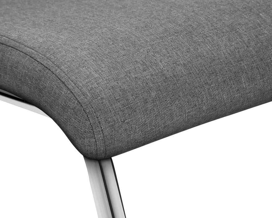 ERLAN - Chaise de cuisine microfibre chic