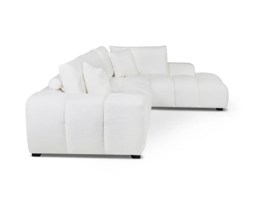 CIELLO - Sofa sectionnel 120'' blanc