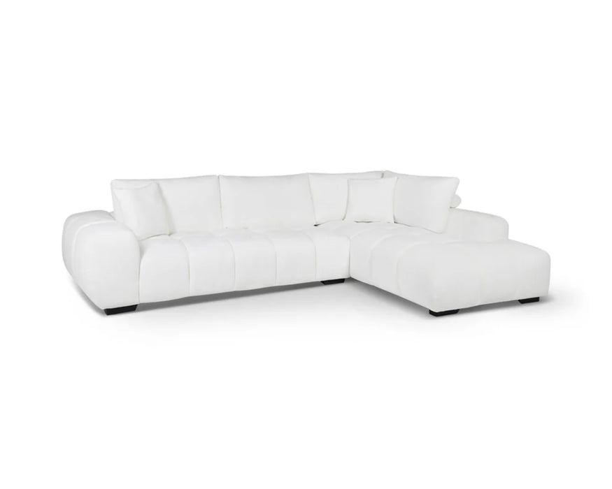 CIELLO - Sofa sectionnel 120'' blanc