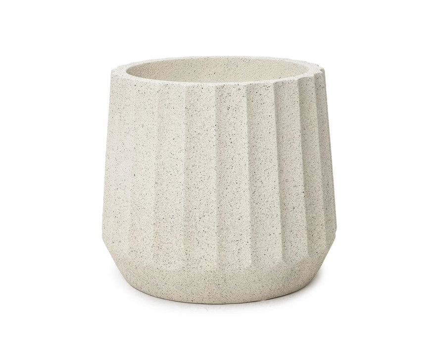 CUPCAKE - Pot décoratif intérieur 14" beige