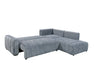 Sectionnel DARIO avec fonction lit ouverte, bleu ardoise