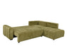 Sectionnel DARIO avec fonction lit ouverte, vert olive