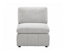 Chaise sans accoudoir du sofa modulaire ENZO greige clair