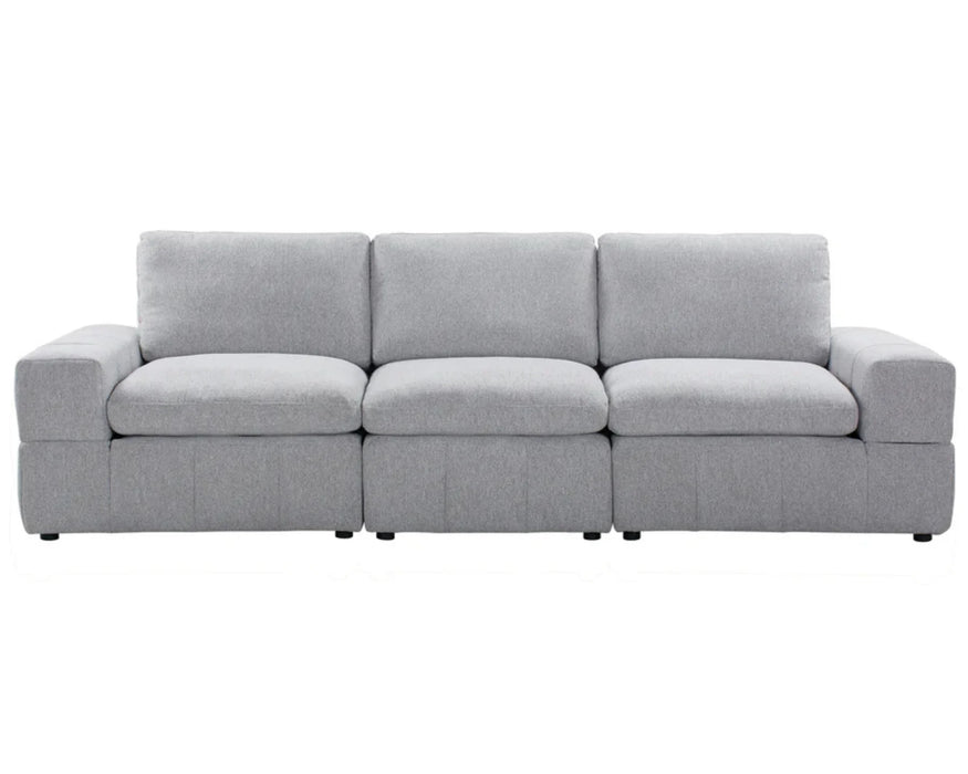 ENZO - Sofa modulaire 120" gris
