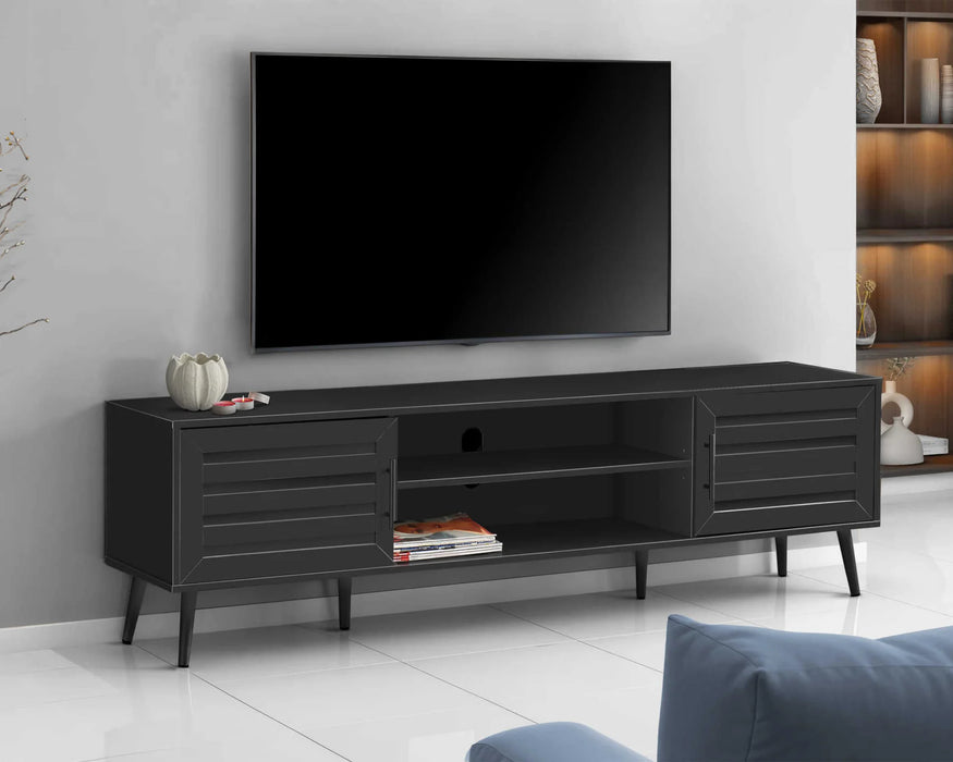 JAN - Meuble télévision 72" noir