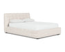 Base de lit LARKA blanc vue en angle — Nuasis