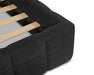 Zoom carré base de lit LARKA noir — Nuasis