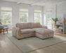 Sofa-lit sectionnel LÉANDRE taupe - vue salon