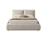 Base de lit LENOX grège vue de face — Nuasis