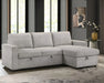 Sofa-lit sectionnel LEO beige dans un décor contemporain