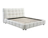 Base de lit LORKA ivoire vue en angle gauche