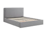 Base de lit LUDO gris avec tiroir vue en angle — Nuasis