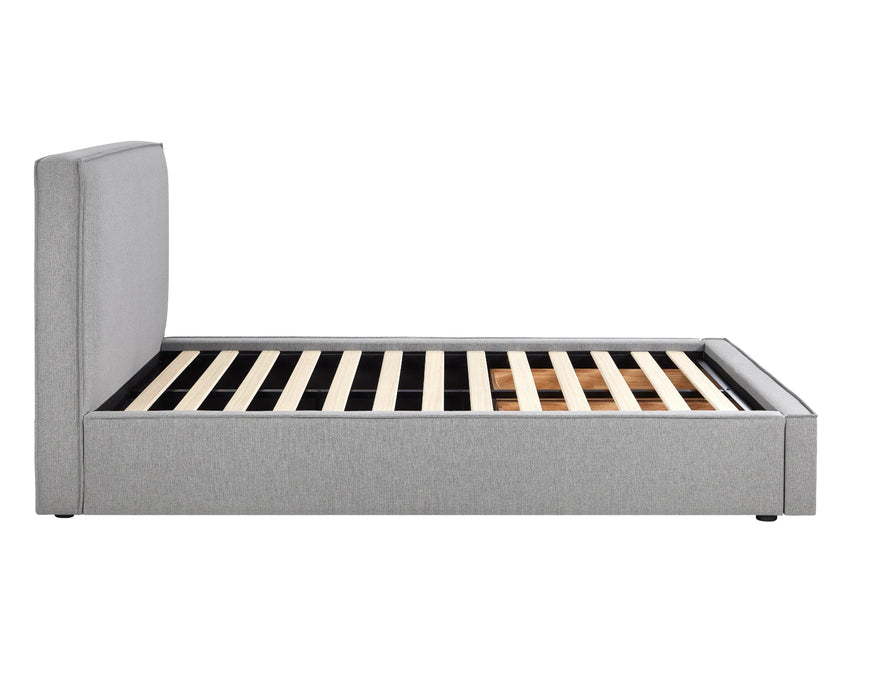 Base de lit LUDO gris vue latérale — Nuasis
