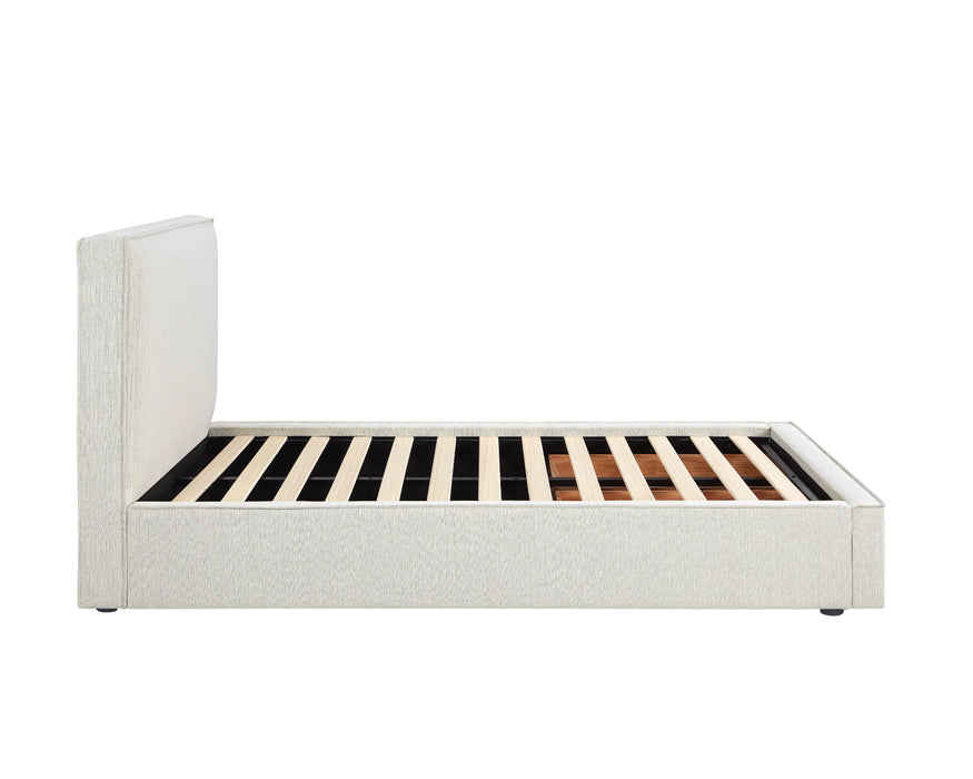 Base de lit LUDO ivoire vue latérale — Nuasis