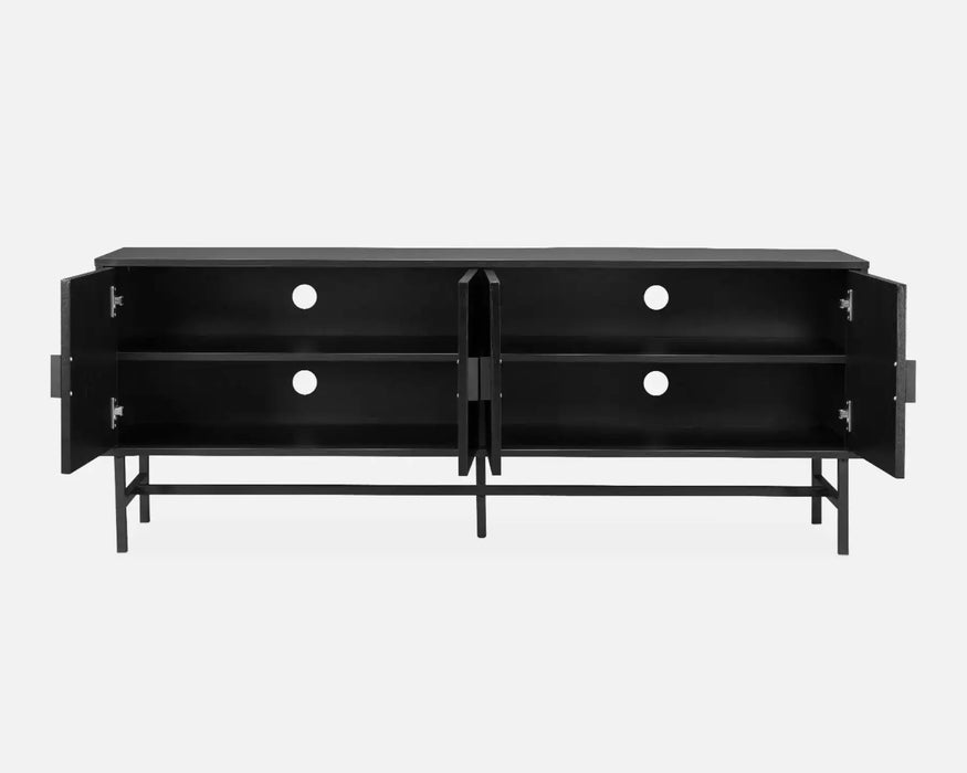 VALD - 60" black TV stand