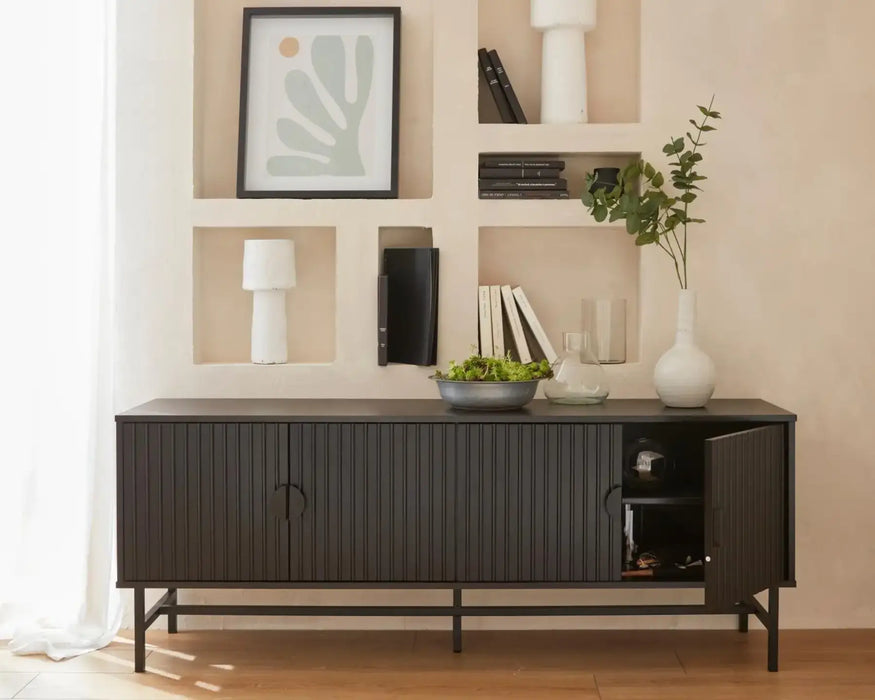 VALD - 60" black TV stand