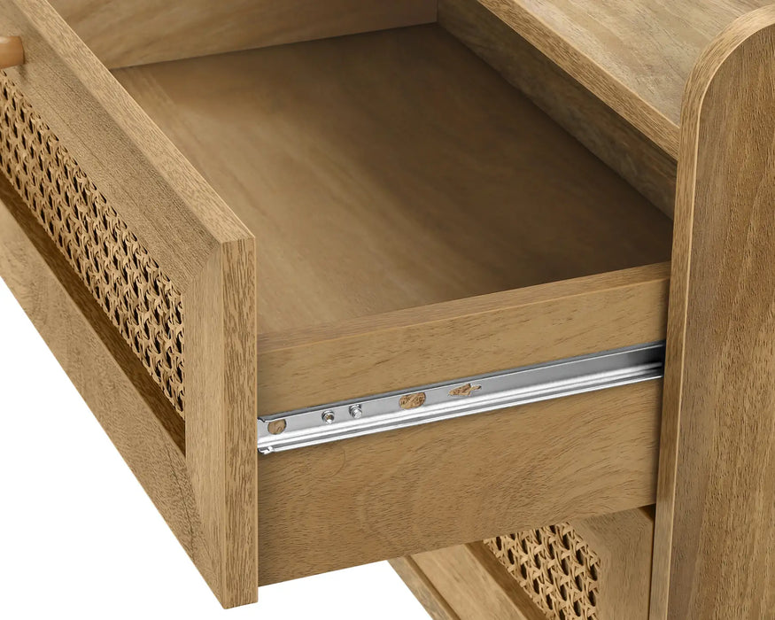 CHAINE - Meuble télévision 72" noyer pâle