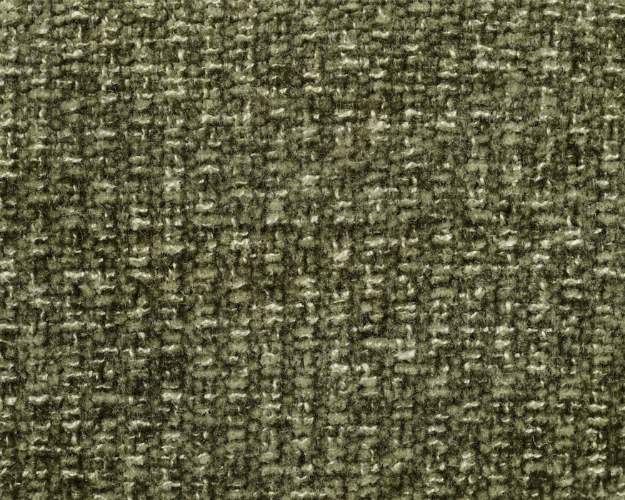 Zoom sur le tissu vert forêt du sectionnel NICO