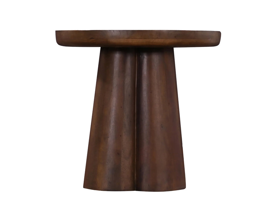 JOYAU - Table d'appoint 20" bois massif brun