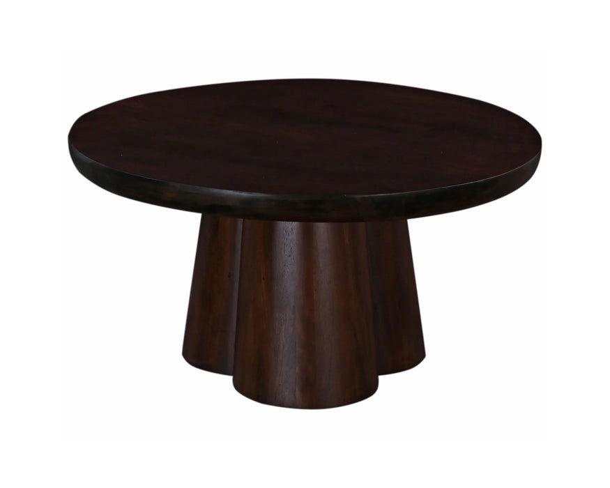 JOYAU - Table de salon 31" bois massif brun