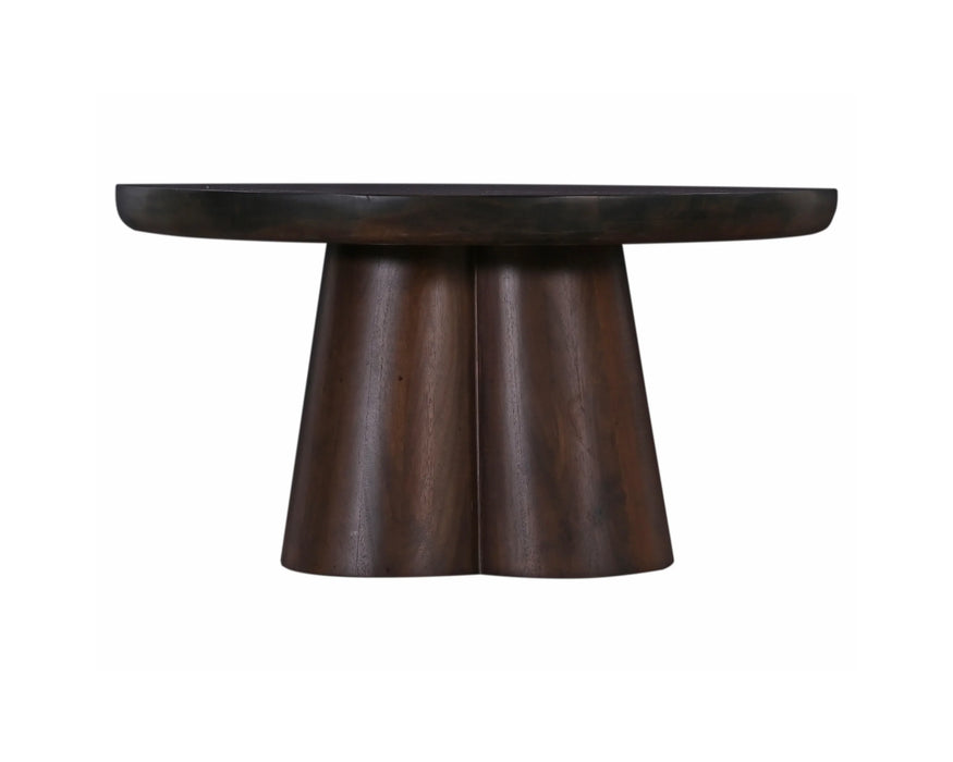 JOYAU - Table de salon 31" bois massif brun