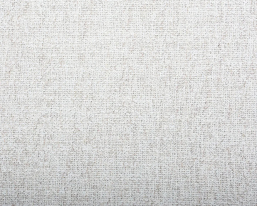 Détail du tissu de l'ottoman OROS gris clair