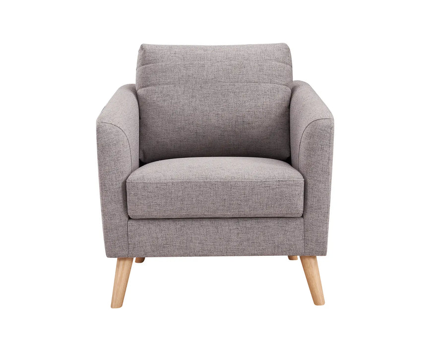 PERRY - Fauteuil 31" gris