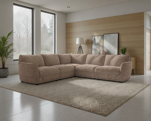 Sofa sectionnel modulaire SCALA taupe salon