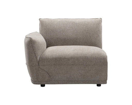 Module chaise gauche SCALA taupe - vue de face