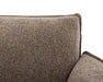 Sofa modulaire taupe 111 pouces 4 morceaux style contemporain