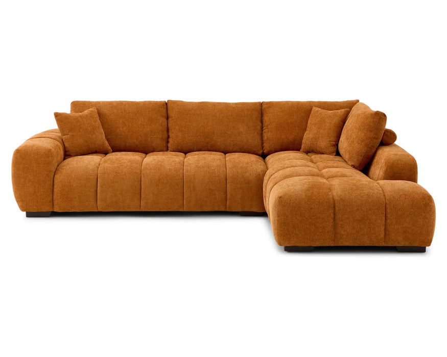 CIELLO - Sofa sectionnel 120" orange