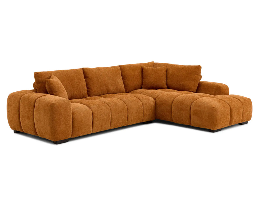 CIELLO - Sofa sectionnel 120" orange