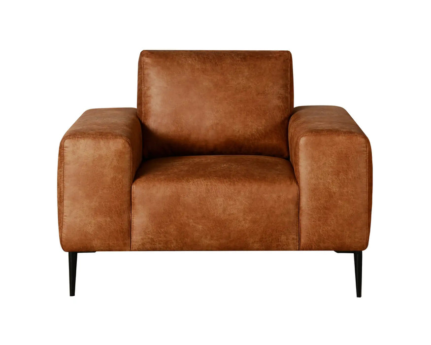 SHONDA - Fauteuil 44" orange rustique