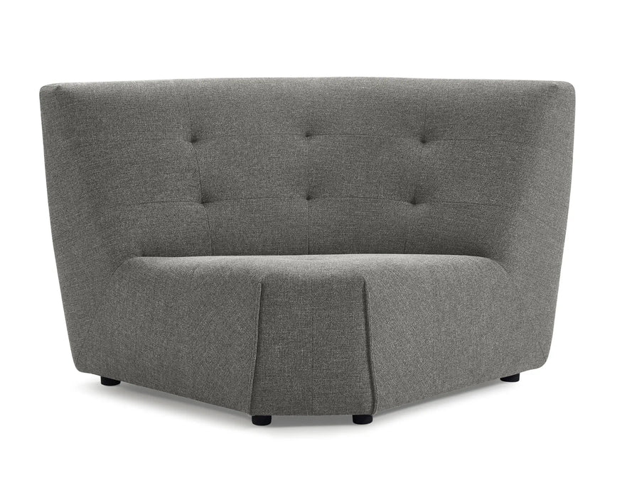 MITAN - Sofa modulaire gris 5 morceaux