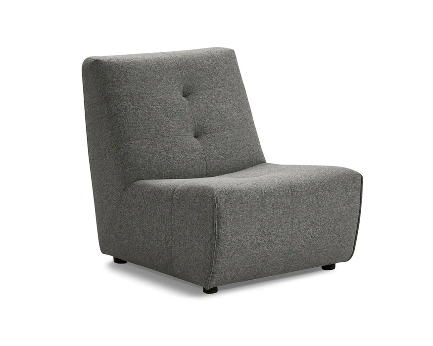 MITAN - Sofa modulaire gris 5 morceaux