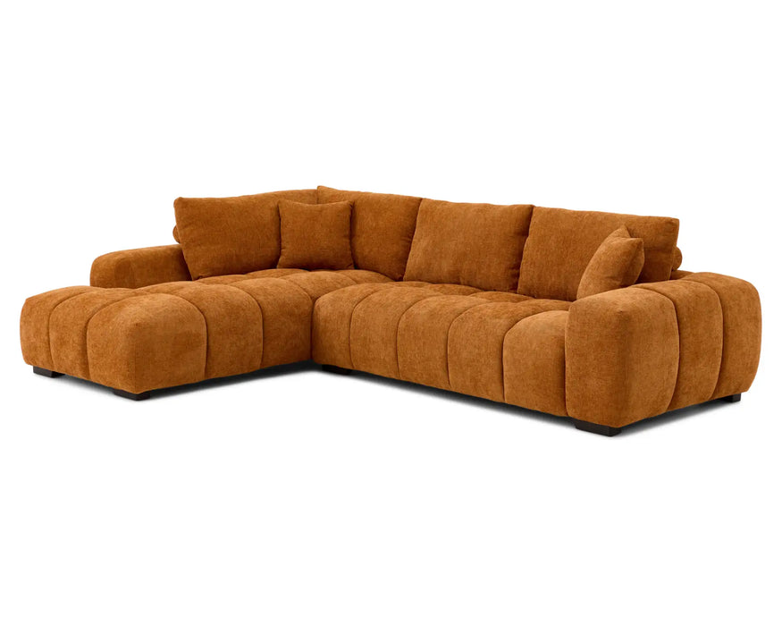 CIELLO - Sofa sectionnel 120" orange