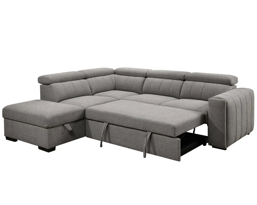 PATRICE - Sofa lit 103" gris