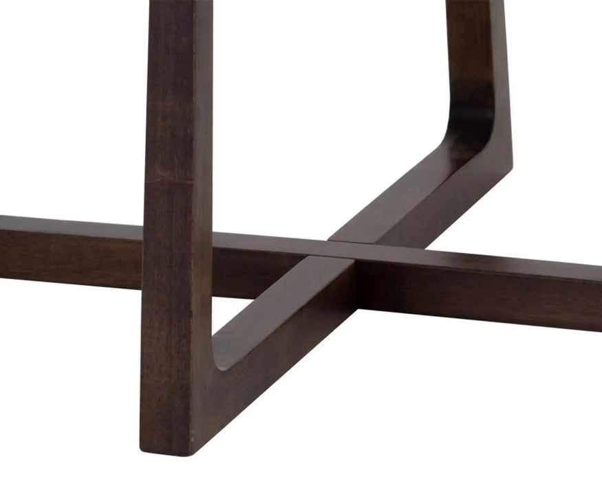 EMMA - 53'' solid rubberwood dining table