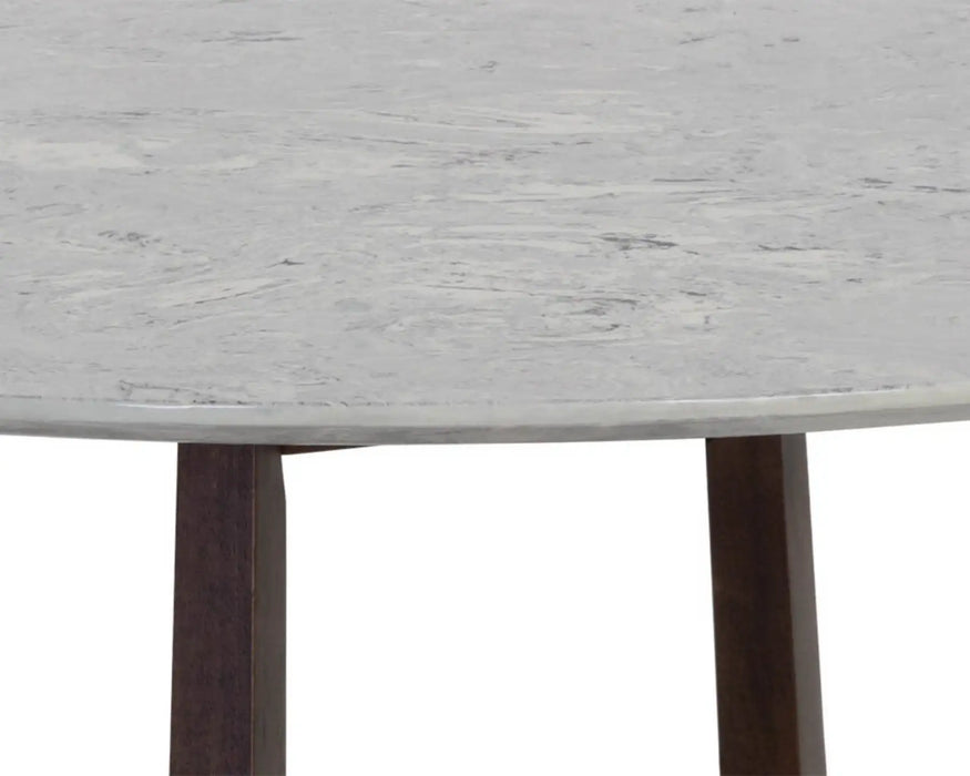 EMMA - 53'' solid rubberwood dining table