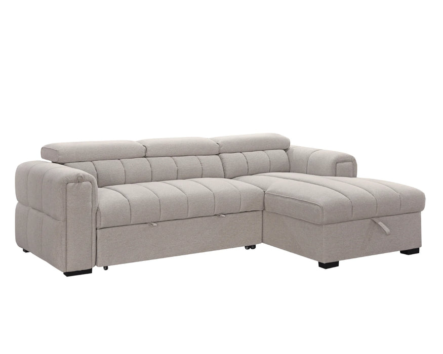VICTOR - Sofa lit 99" avec rangement beige