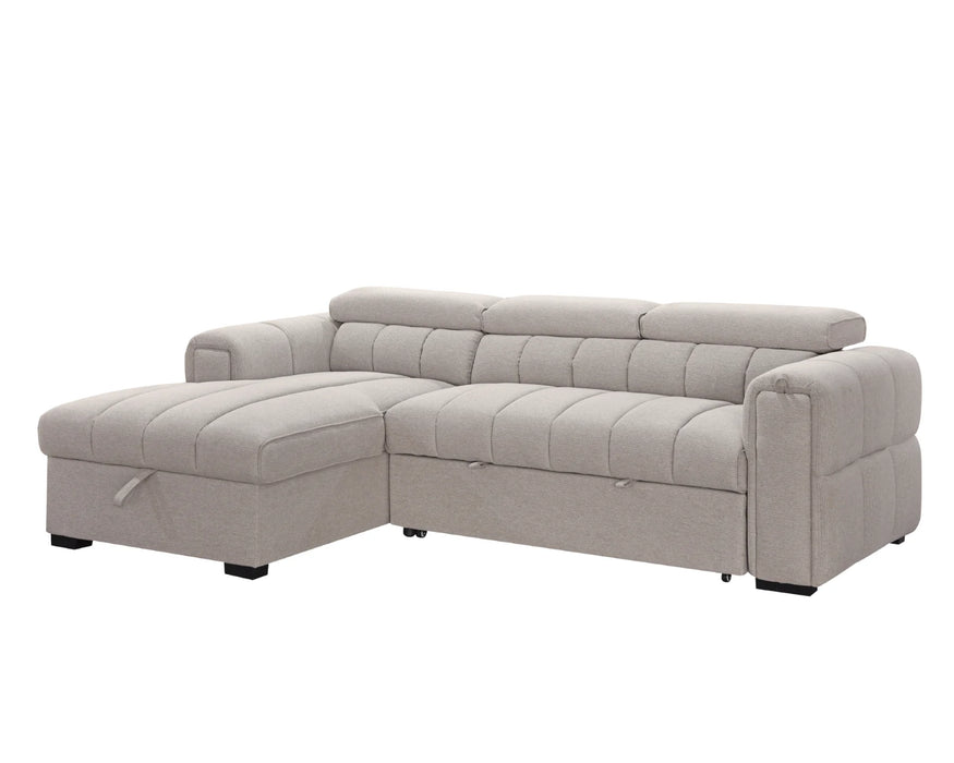 VICTOR - Sofa lit 99" avec rangement beige