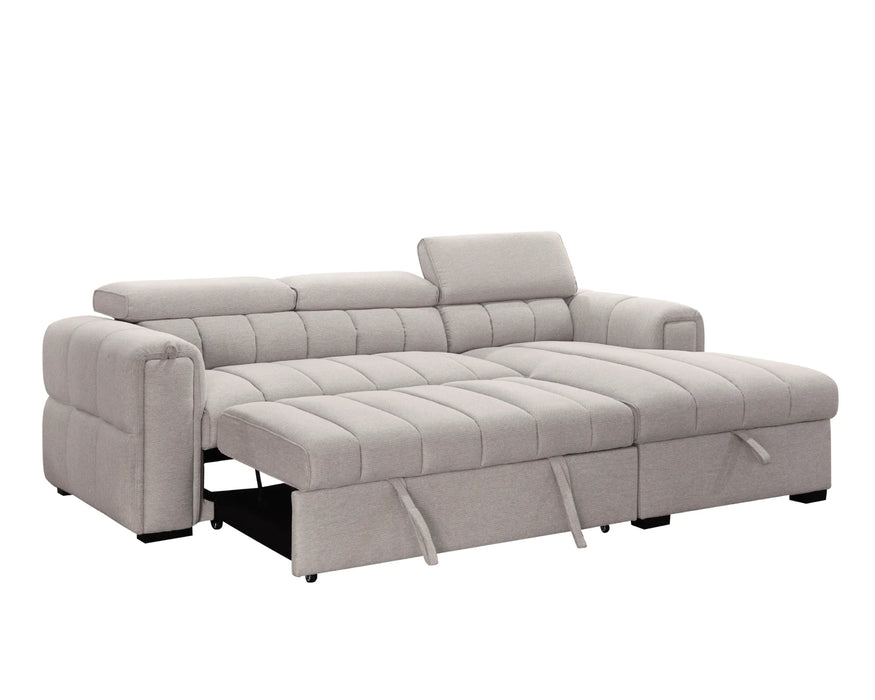 VICTOR - Sofa lit 99" avec rangement beige