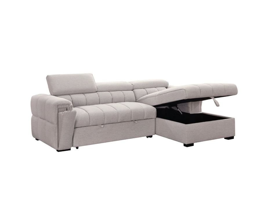 VICTOR - Sofa lit 99" avec rangement beige