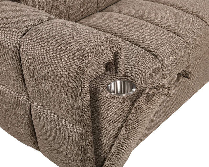 VICTOR - Sofa lit 99" avec rangement taupe