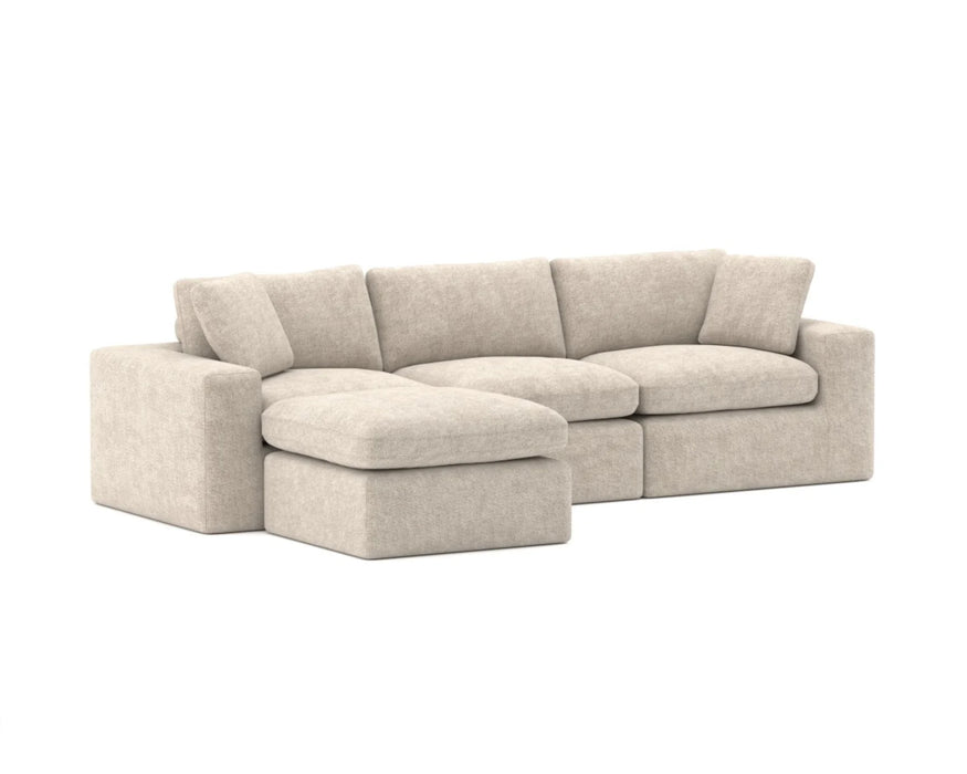 NOAH - Sofa modulaire 108" 4 morceaux beige