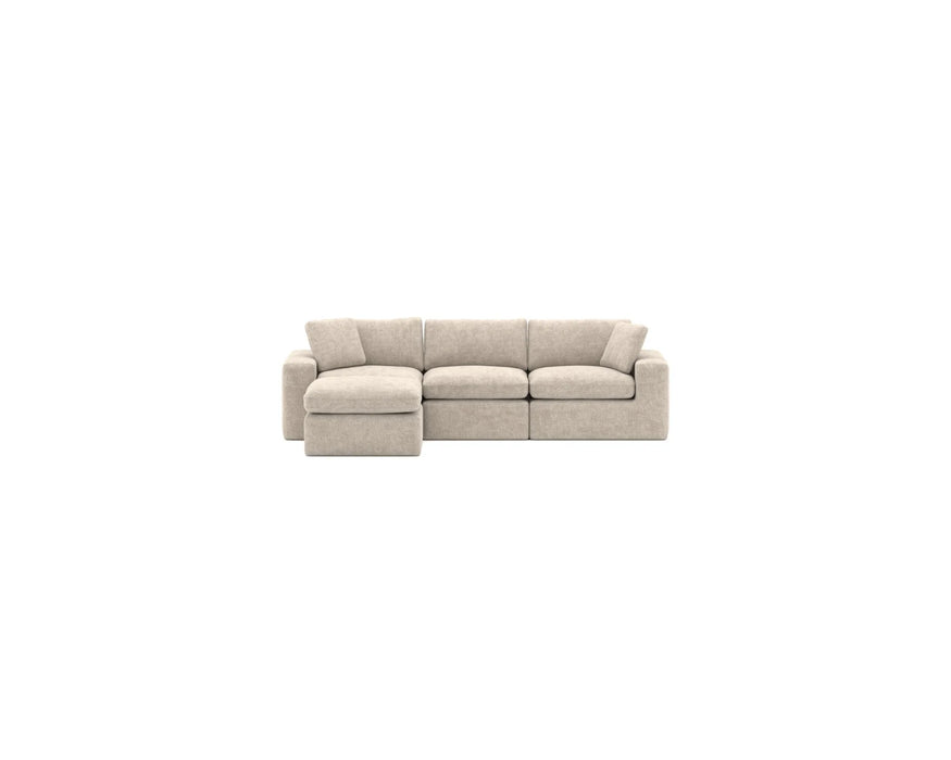 NOAH - Sofa modulaire 108" 4 morceaux beige
