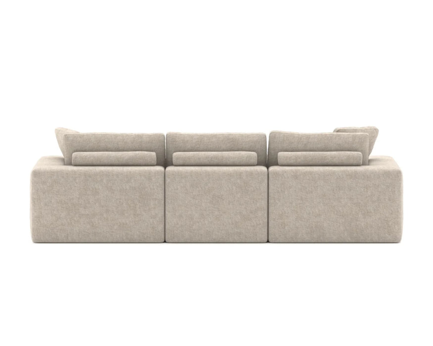 NOAH - Sofa modulaire 108" 4 morceaux beige